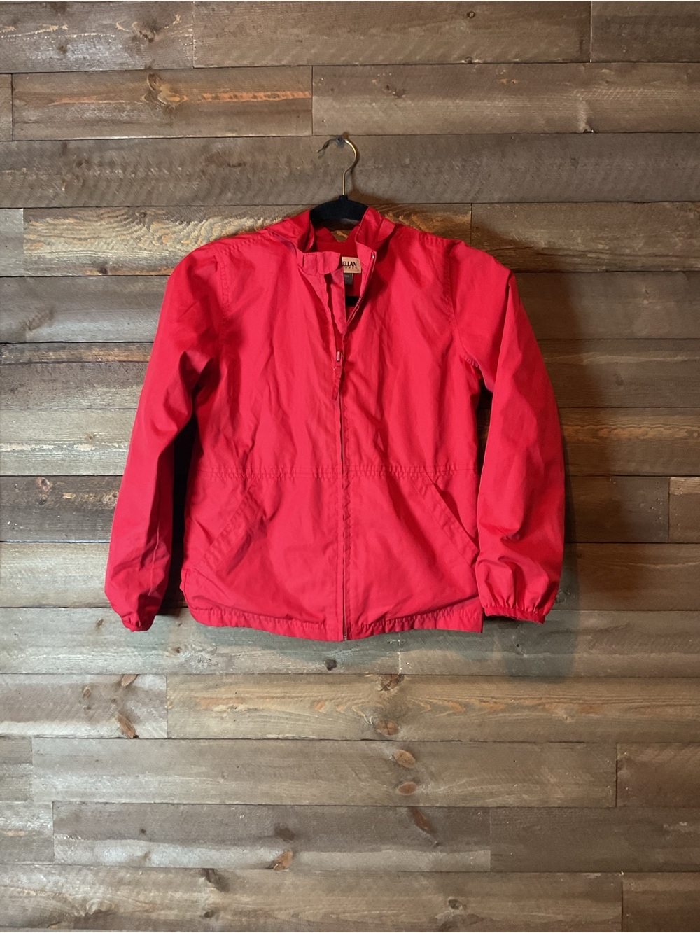 Kids Magellan Red Zippered Hoodie Windbreaker Lightweight Jacket Size Small 8